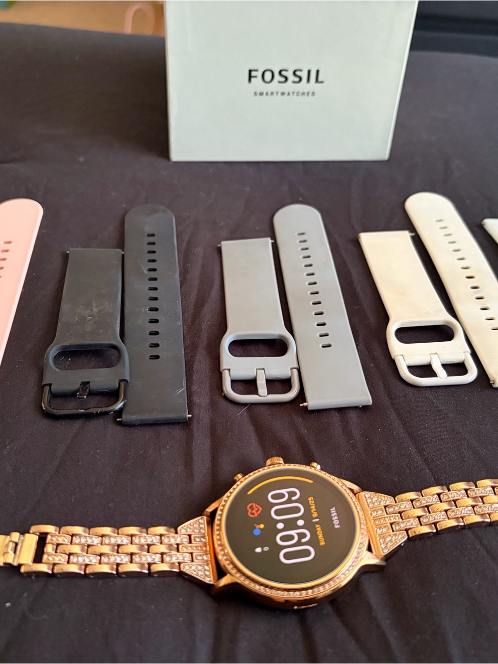 Fossil Gen 5 Rose Gold Smartwatch with Interchangeable Bands